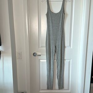 DOUBLE LINED Grey Bodysuit